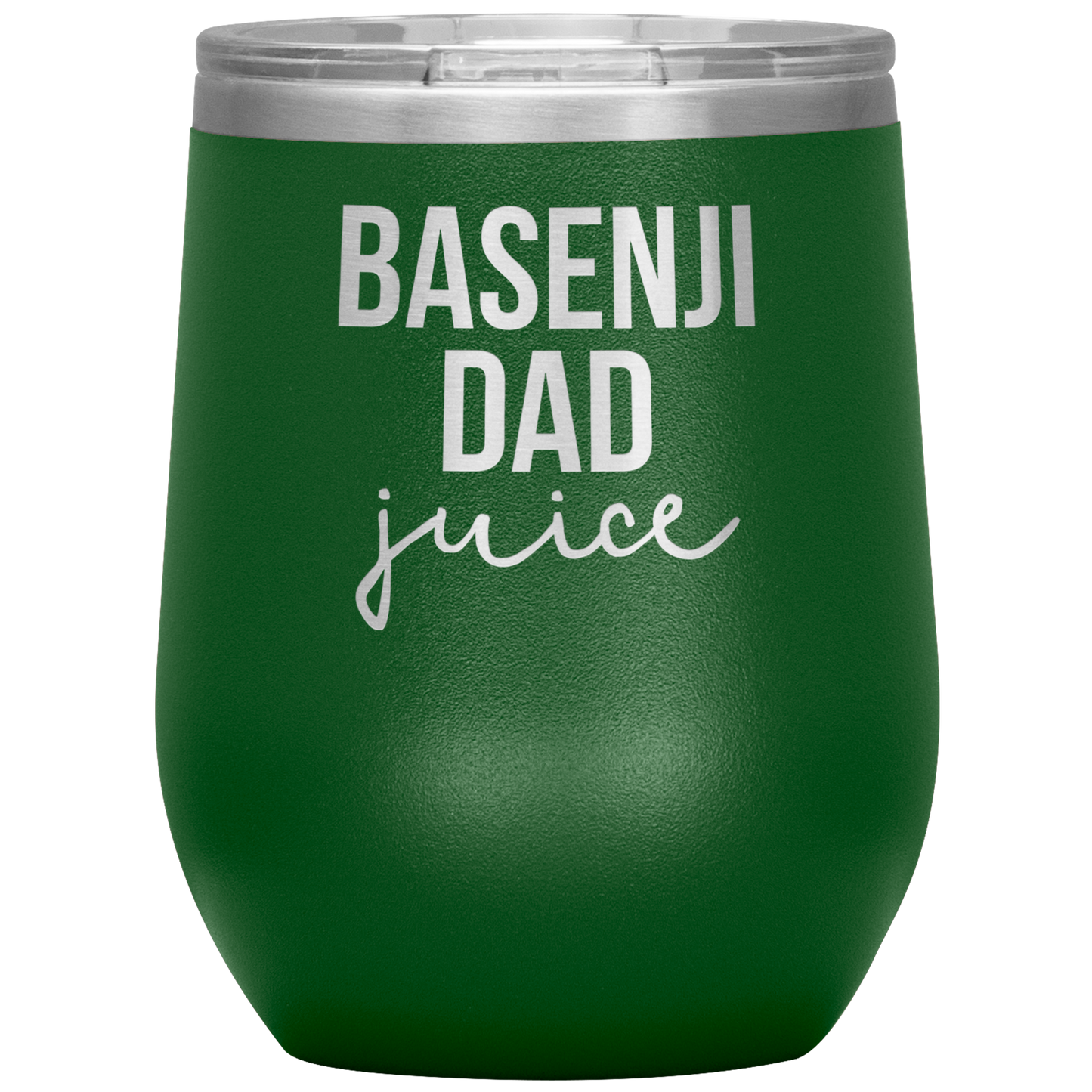 Basenji Dad Wine Tumbler, Funny Travel Wine Cup, Birthday Gifts for Men and Women