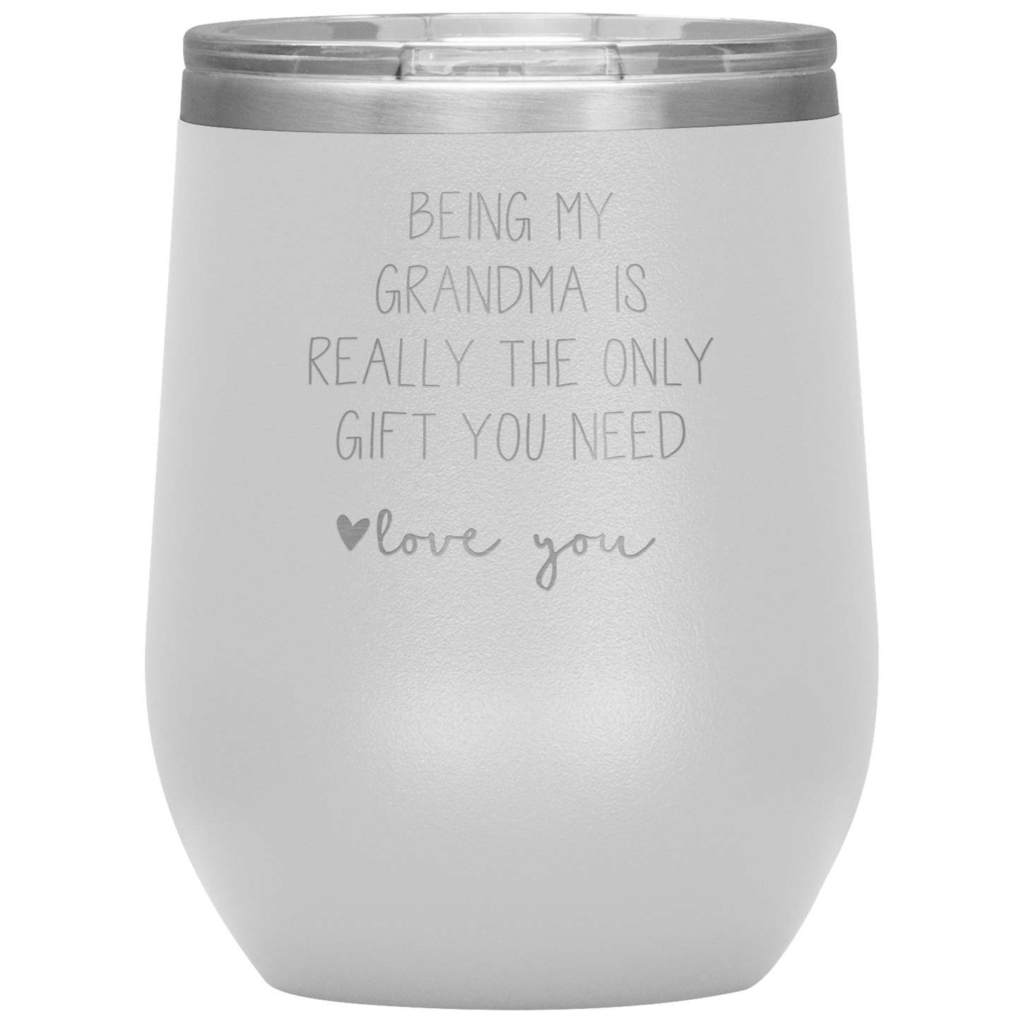 Grandma Wine Tumbler, Grandma Gifts, Travel Wine Cup, Birthday Gifts for Men and Women