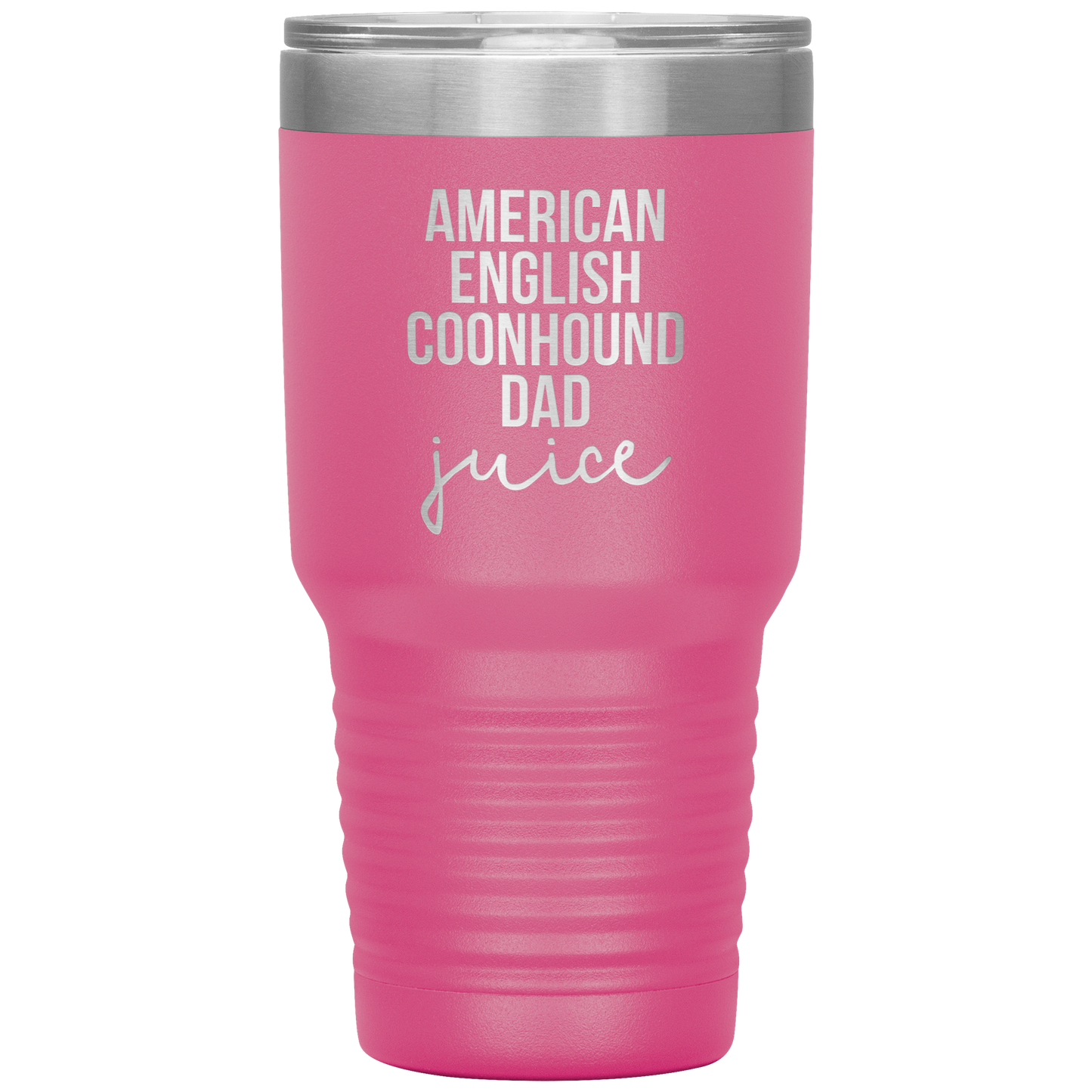 American English Coonhound Dad Tumbler, Funny Travel Coffee Mug, Birthday Gifts for Men and Women