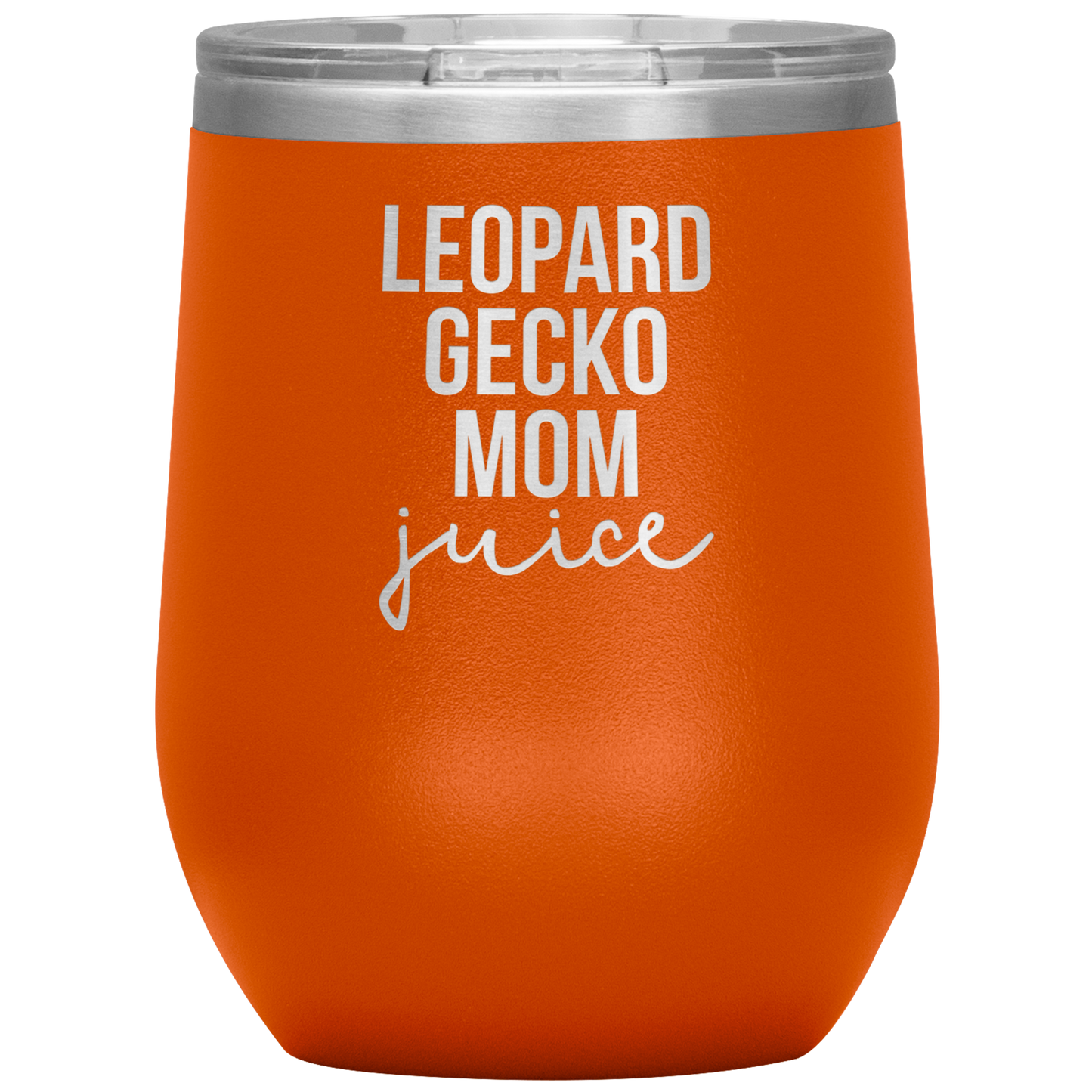 Leopard Gecko Mom Wine Tumbler, Leopard Gecko Mom Gifts, Travel Wine Cup, Birthday Gifts for Men and Women