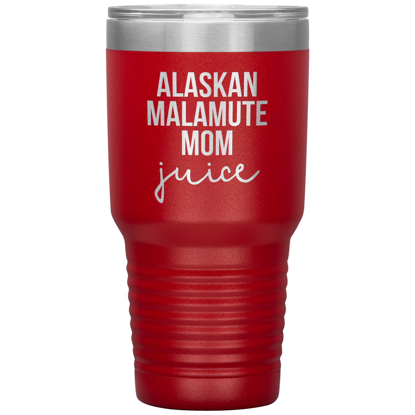 Alaskan Malamute Mom Tumbler, Funny Travel Coffee Mug, Birthday Gifts for Men and Women