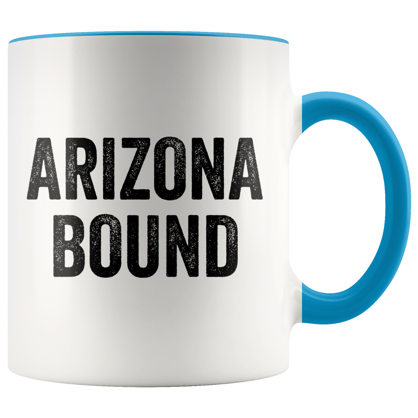 Moving to Arizona Gifts, Coffee Mug, Two Tone Accent Cup, Birthday Gift for Men and Women