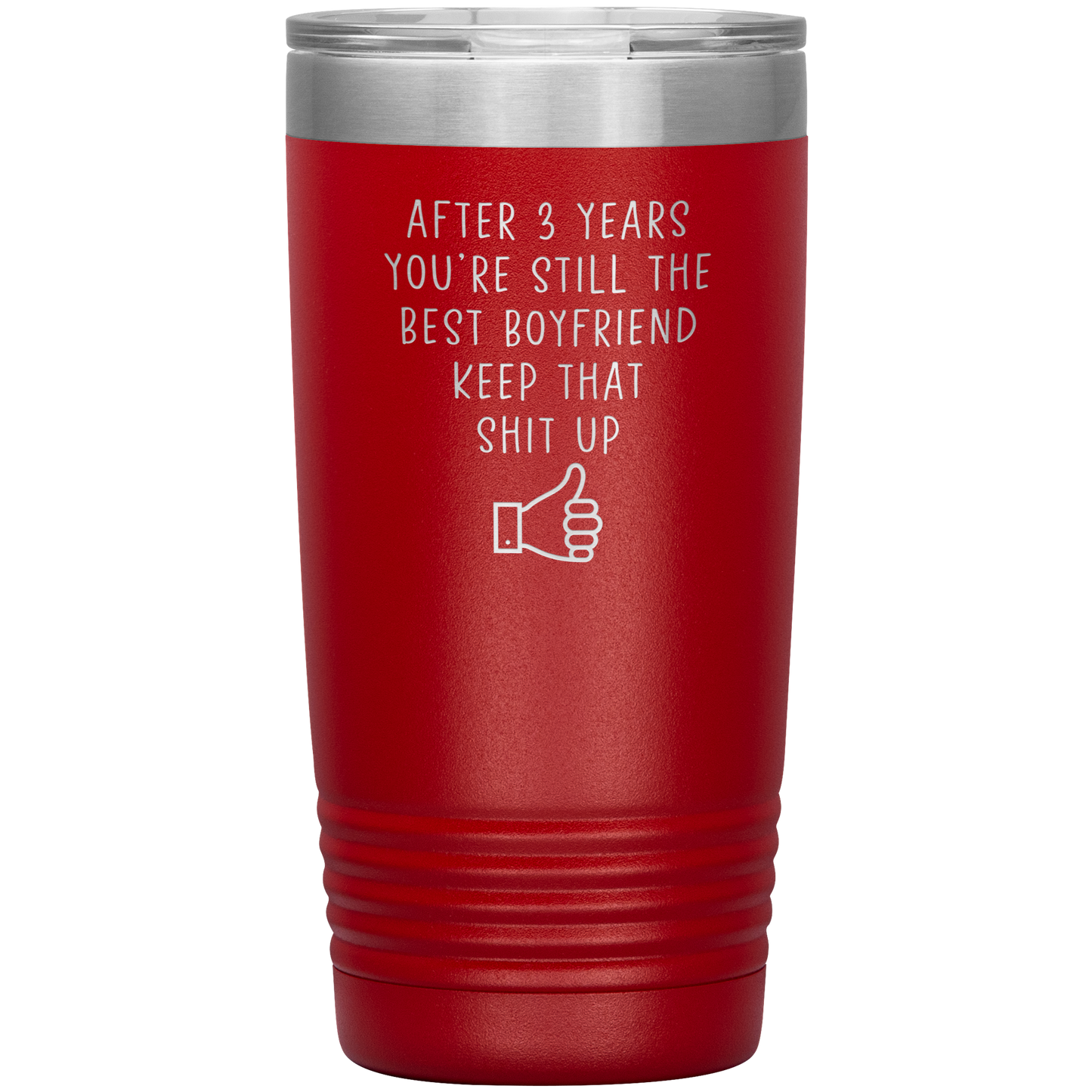 3rd Anniversary Tumbler, 3rd Anniversary Gifts, Travel Coffee Mug, Birthday Gifts for Men and Women