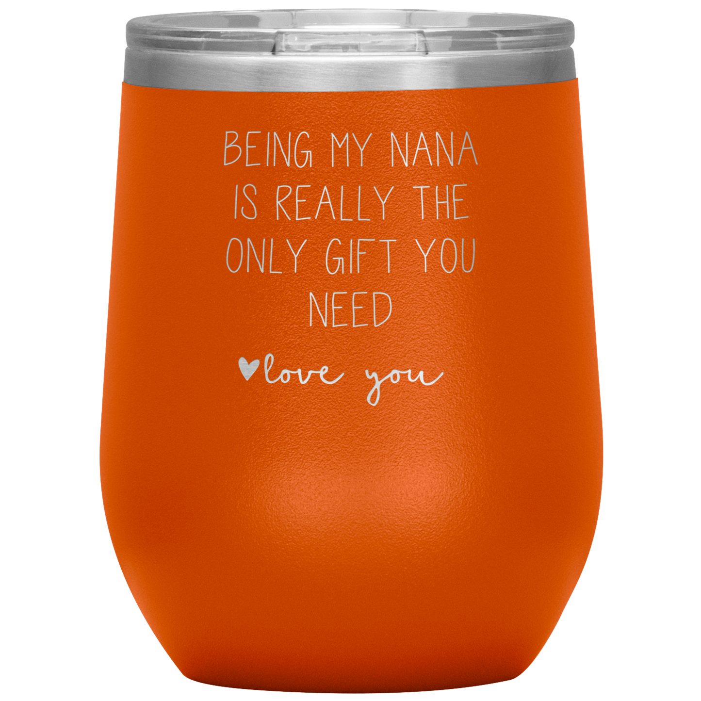 Nana Wine Tumbler, Nana Gifts, Travel Wine Cup, Birthday Gifts for Men and Women