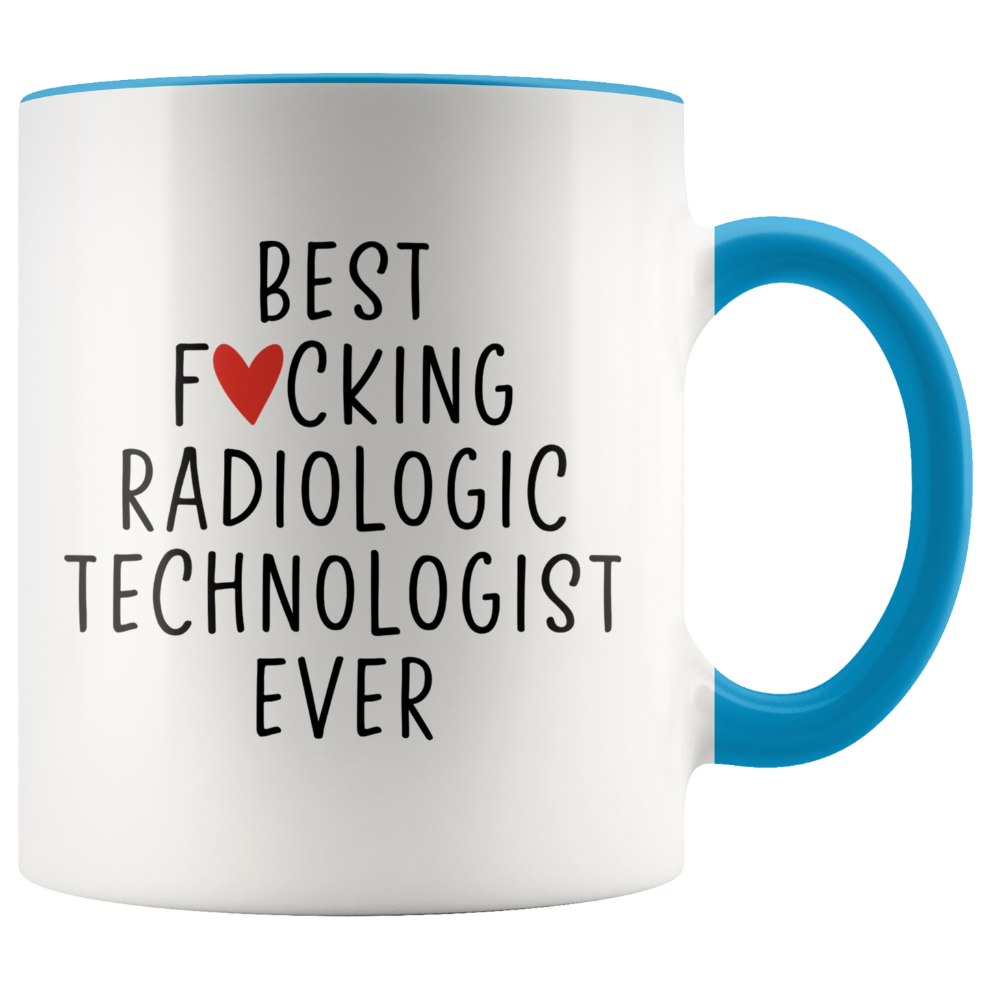 Radiologic Technologist Gifts, Coffee Mug, Two Tone Accent Cup, Birthday Gift for Men and Women