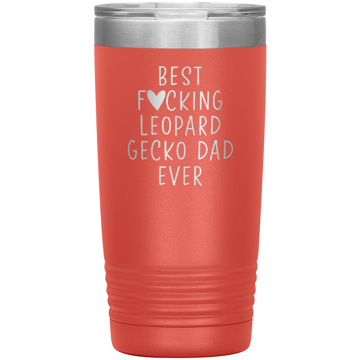 Leopard Gecko Dad Tumbler, Leopard Gecko Dad Gifts, Travel Coffee Mug, Birthday Gifts for Men and Women