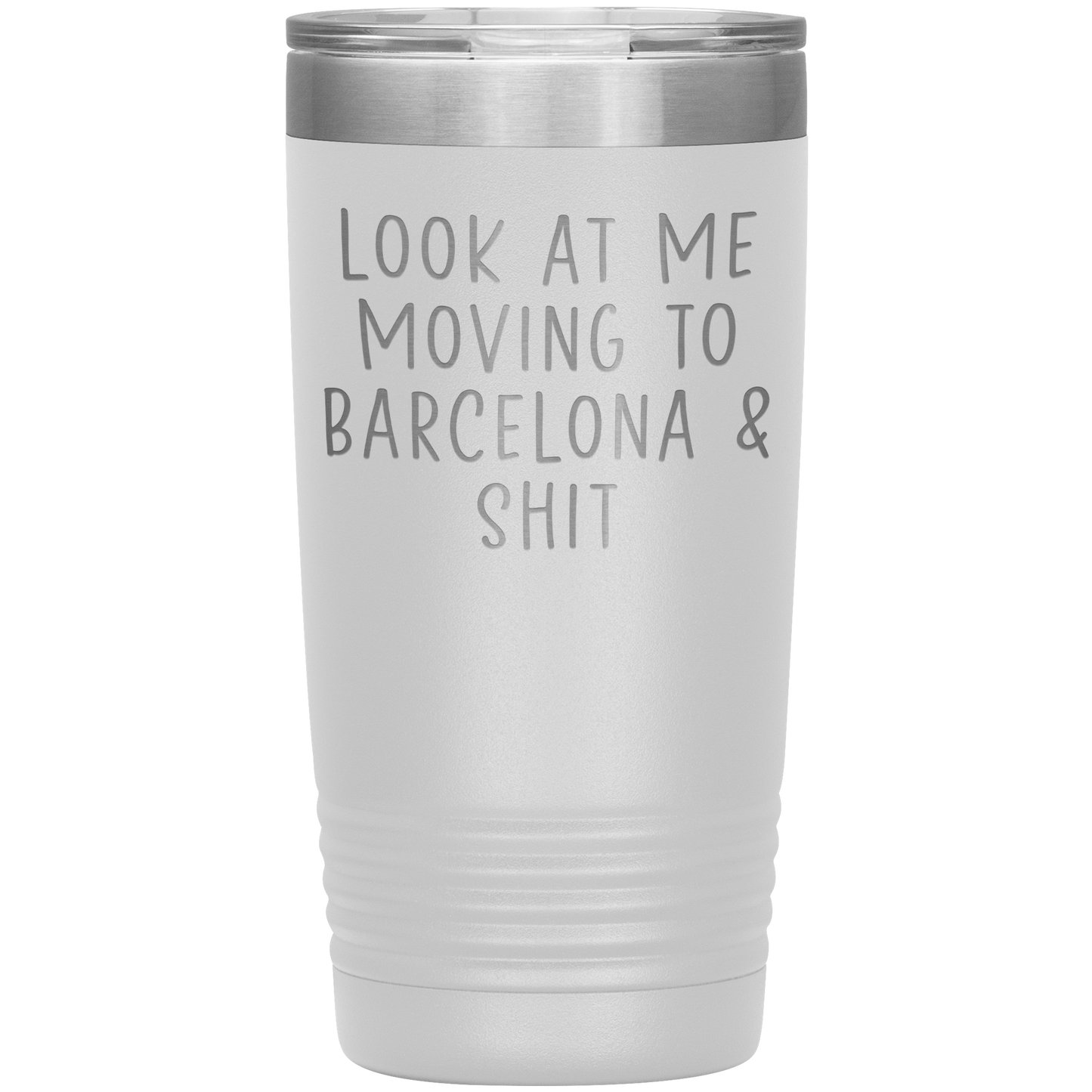 Moving to Barcelona Spain Tumbler, Funny Moving Away Travel Coffee Mug, Birthday Gifts for Men and Women