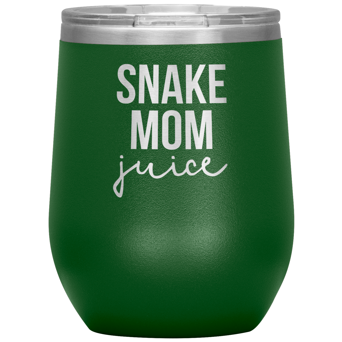 Snake Mom Wine Tumbler, Snake Mom Gifts, Travel Wine Cup, Birthday Gifts for Men and Women