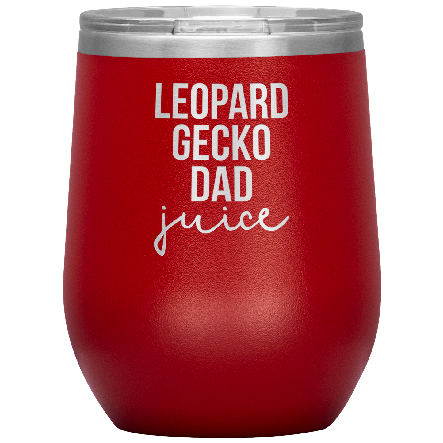 Leopard Gecko Dad Wine Tumbler, Leopard Gecko Dad Gifts, Travel Wine Cup, Birthday Gifts for Men and Women