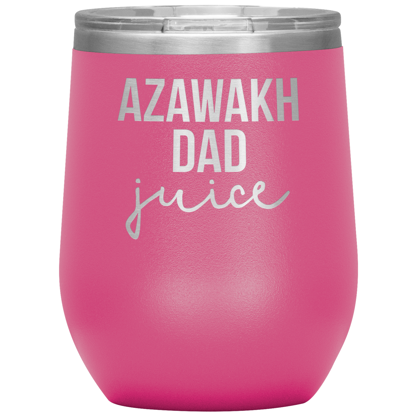 Azawakh Dad Wine Tumbler, Funny Travel Wine Cup, Birthday Gifts for Men and Women