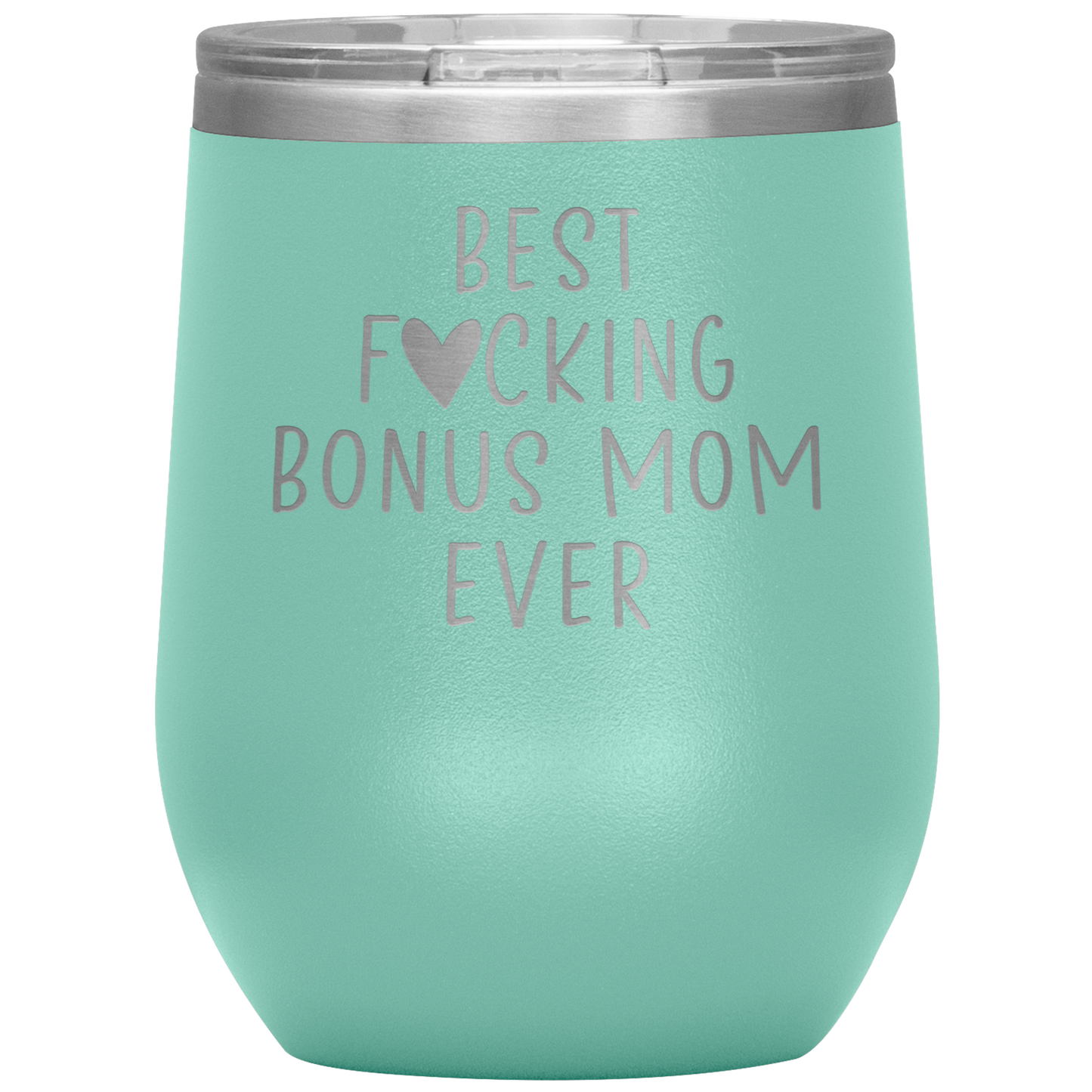 Bonus Mom Wine Tumbler, Bonus Mom Gifts, Travel Wine Cup, Birthday Gifts for Men and Women