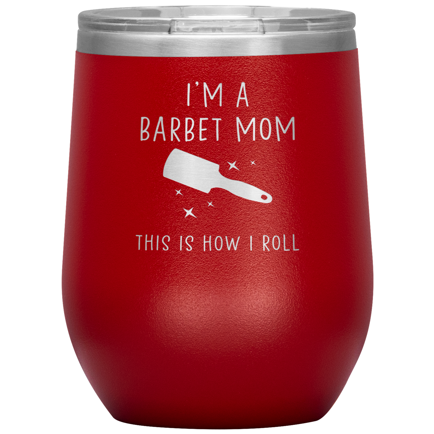 Barbet Mom Wine Tumbler, Funny Travel Wine Cup, Birthday Gifts for Men and Women