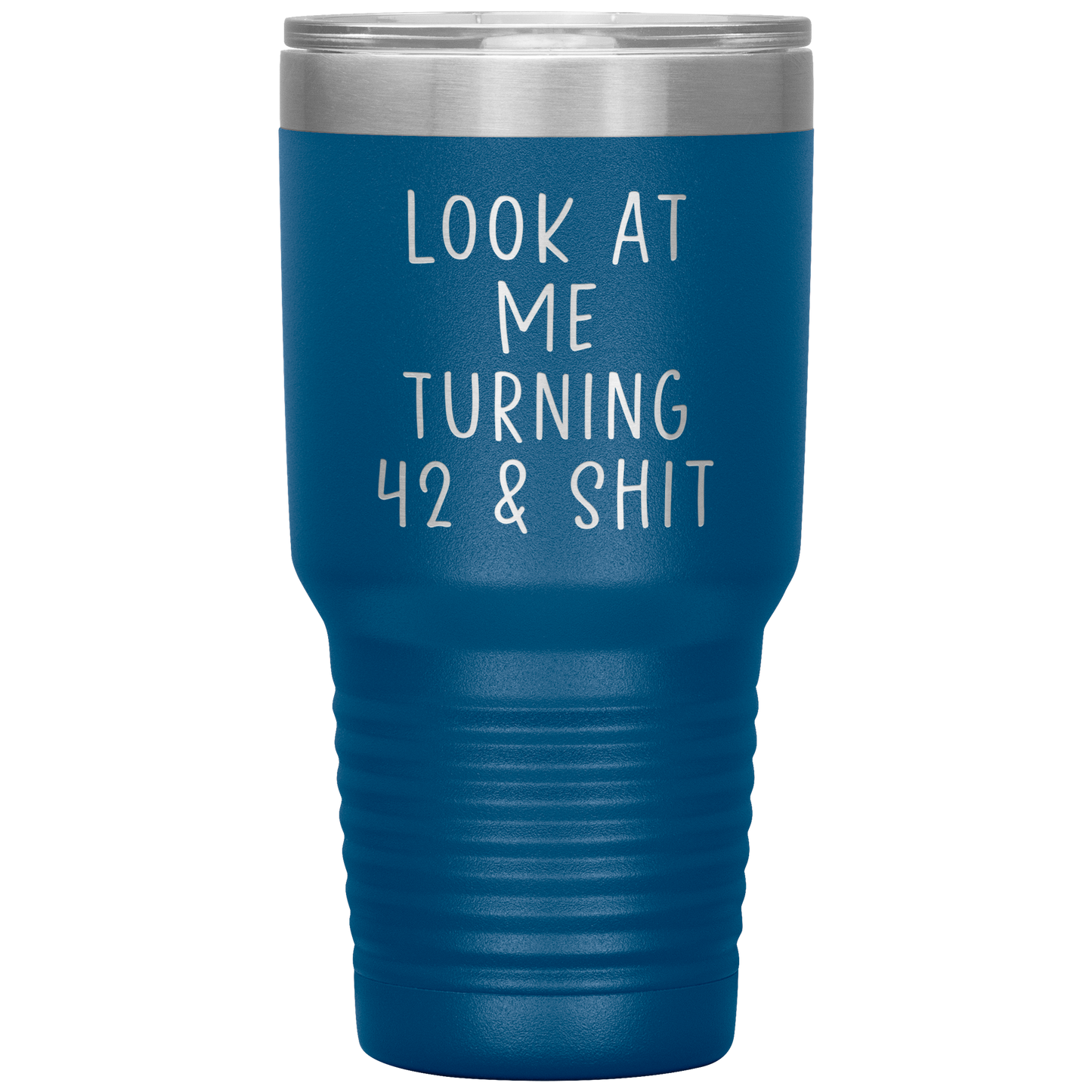 42e anniversaire Tumbler, 42e anniversaire des cadeaux, voyage de café, cadeaux d'anniversaire pour hommes et femmes