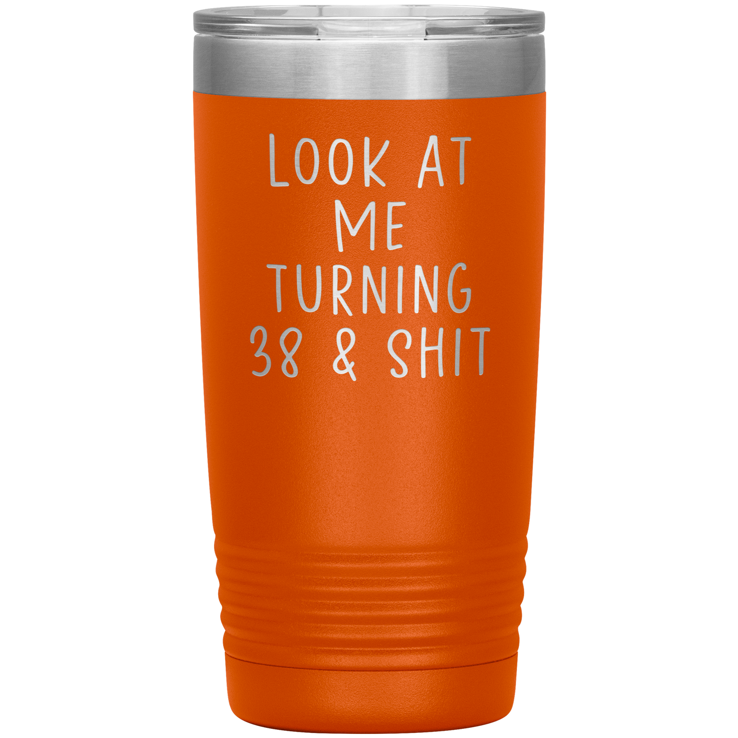 38th Birthday Tumbler, 38th Birthday Gifts, Travel Coffee Mug, Birthday Gifts for Men and Women