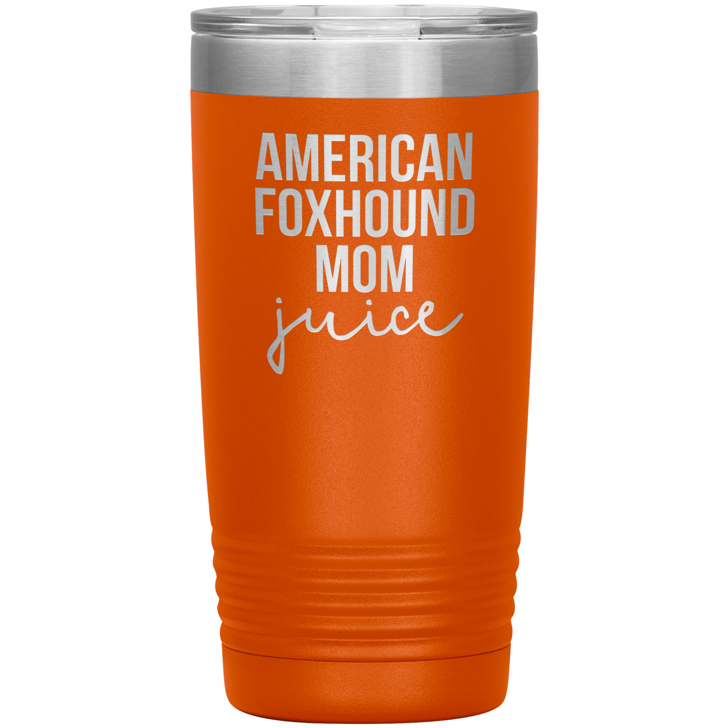 American Foxhound Mom Tumbler, Funny Travel Coffee Mug, Birthday Gifts for Men and Women