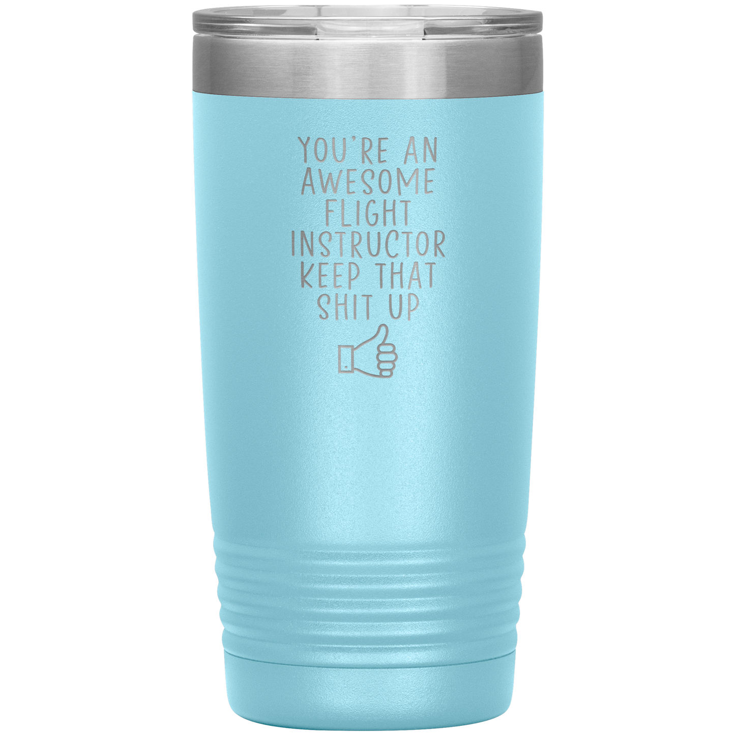 Flight Instructor Tumbler, Flight Instructor Gifts, Travel Coffee Mug, Birthday Gifts for Men and Women