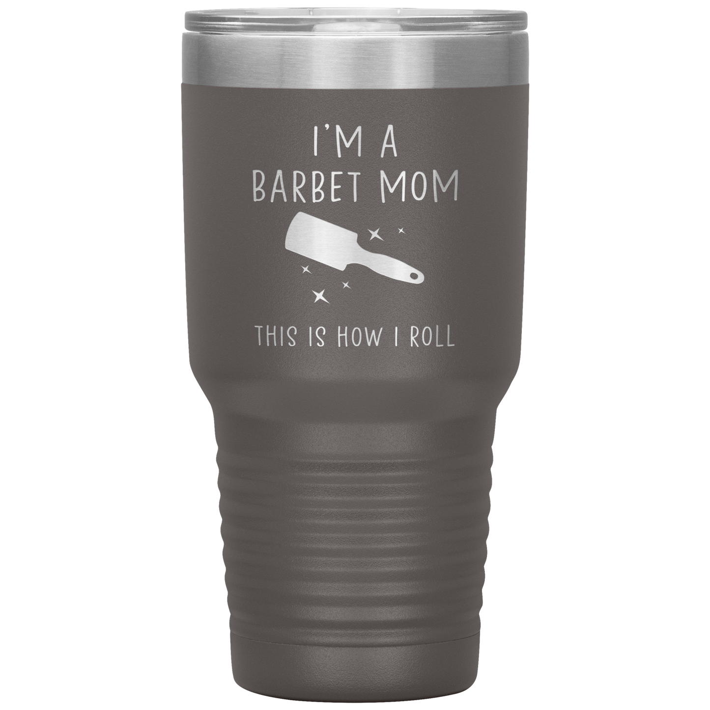 Barbet Mom Tumbler, Funny Travel Coffee Mug, Birthday Gifts for Men and Women