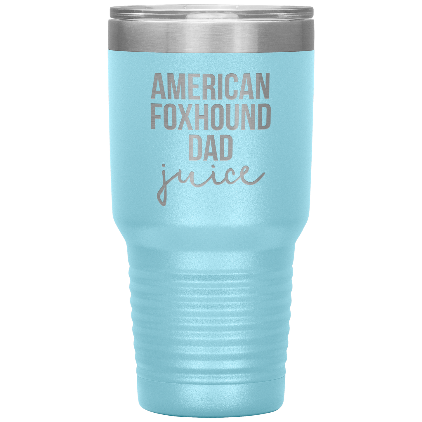 American Foxhound Dad Tumbler, Funny Travel Coffee Mug, Birthday Gifts for Men and Women