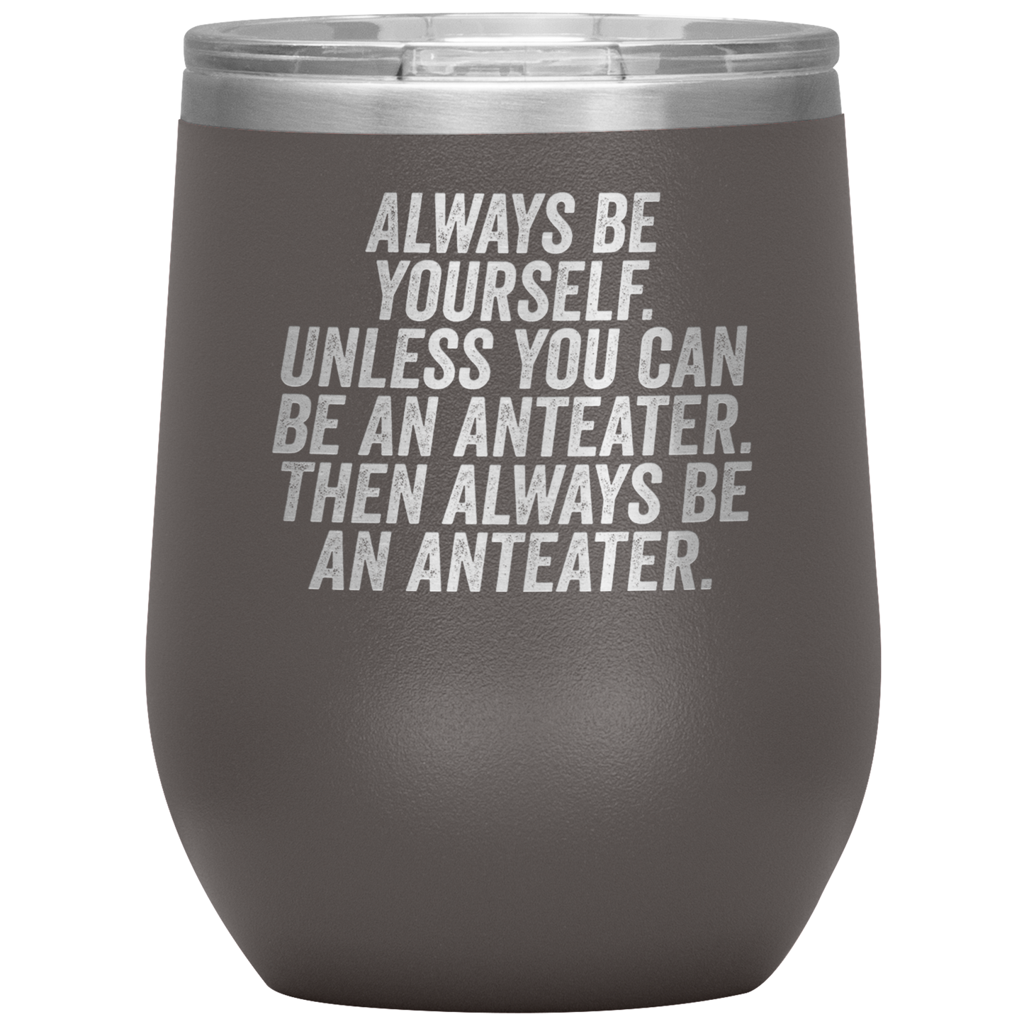 Anteater Wine Tumbler, Anteater Gifts, Travel Wine Cup, Birthday Gifts for Men and Women