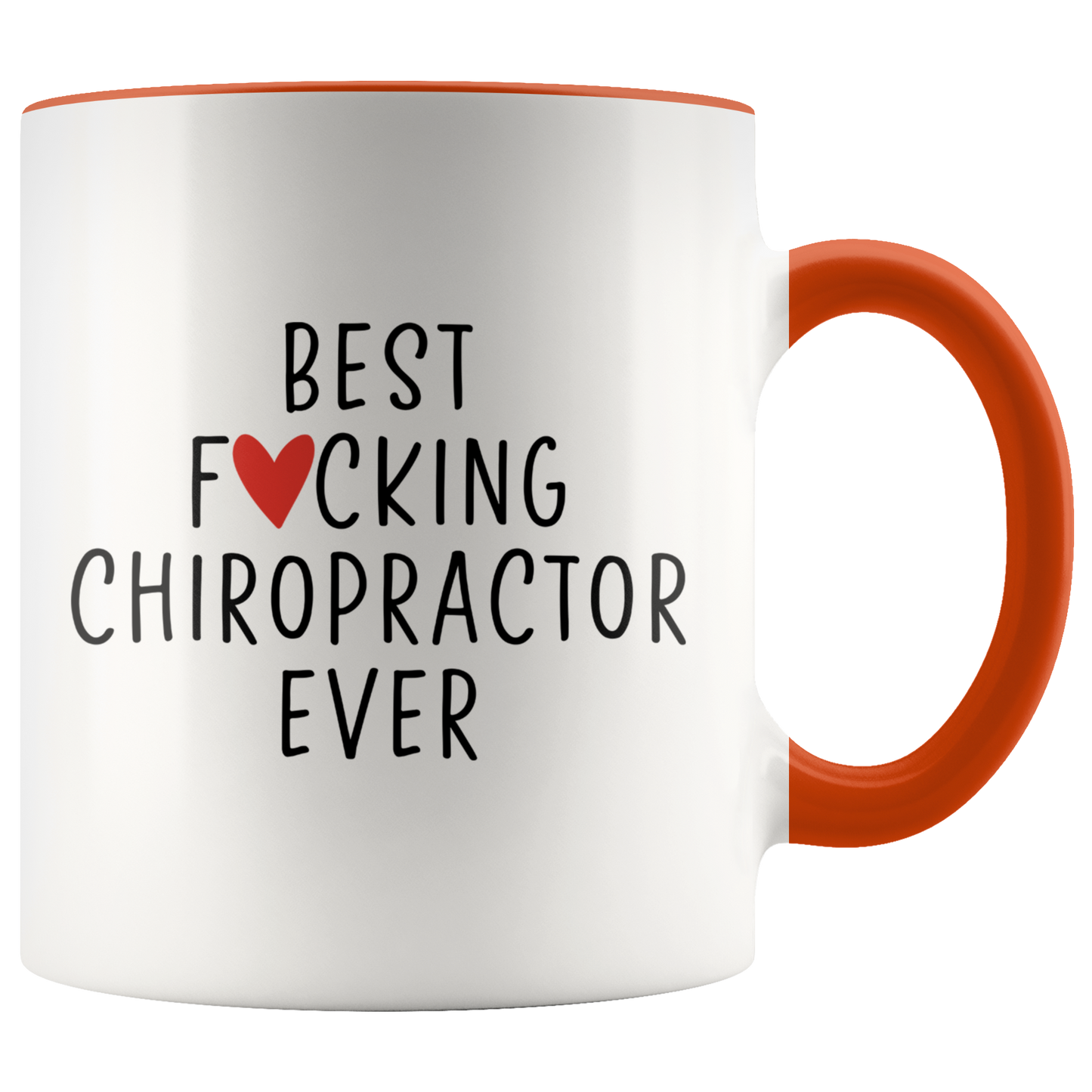 Chiropractor Gifts, Coffee Mug, Two Tone Accent Cup, Birthday Gift for Men and Women