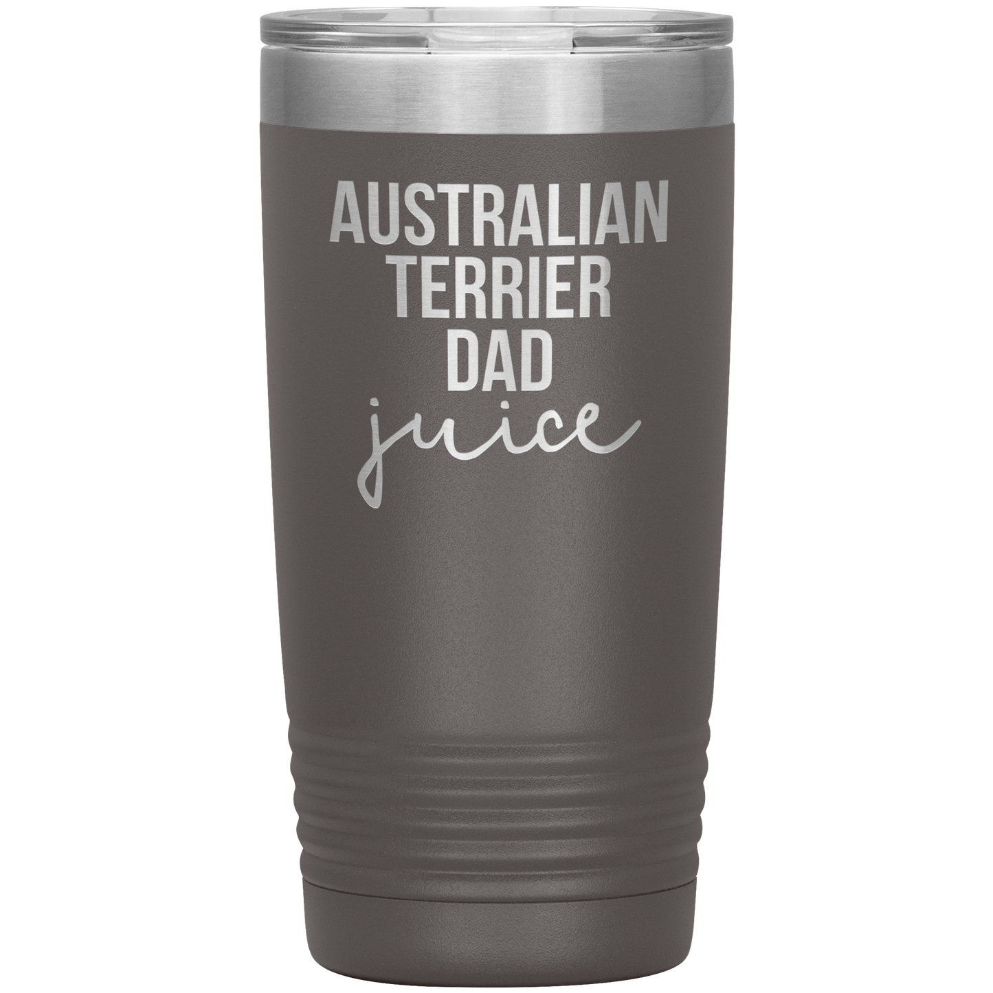 Australian Terrier Dad Tumbler, Funny Travel Coffee Mug, Birthday Gifts for Men and Women