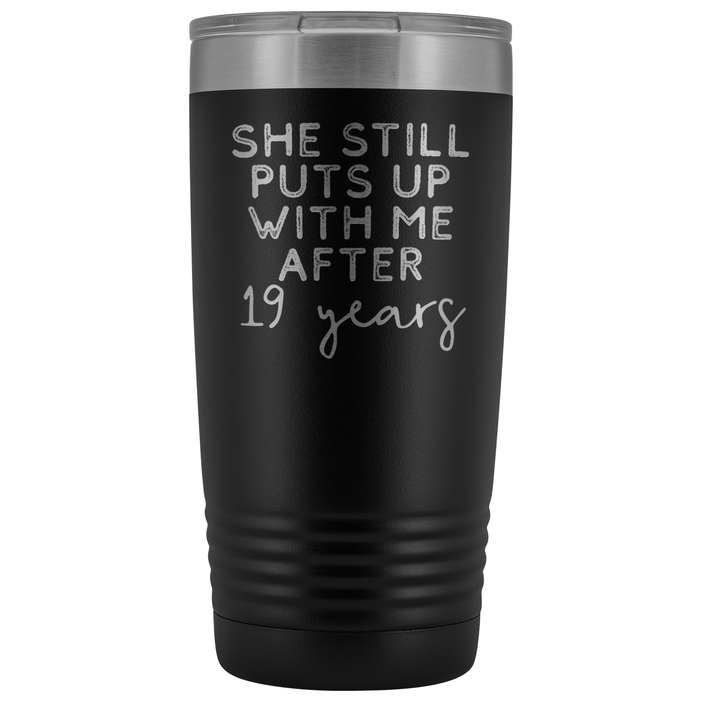 19º Aniversário Presente 19 Anos Aniversário de Casamento Café Caneca Engraçado Marido Tumbler Presentes para Ele Aniversário para Copa masculina