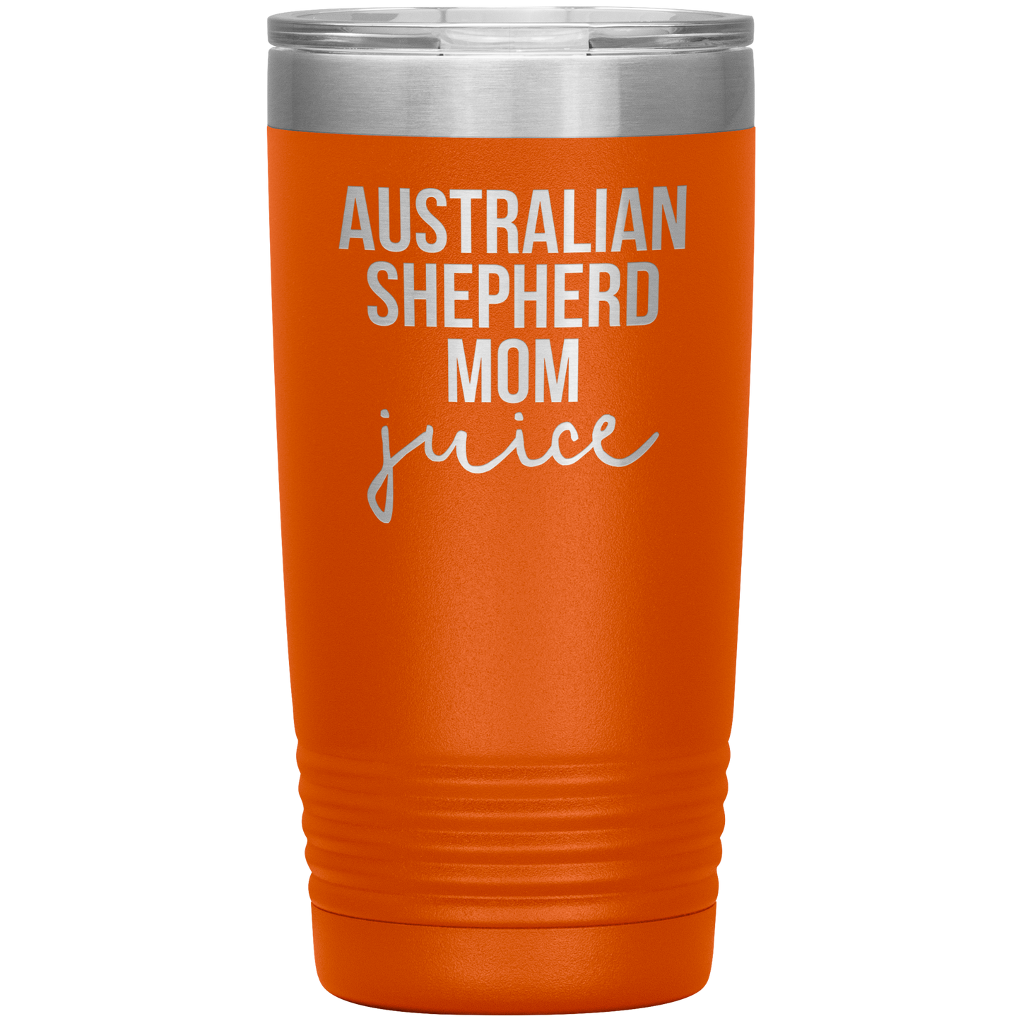 Australian Shepherd Mom Tumbler, Funny Travel Coffee Mug, Birthday Gifts for Men and Women