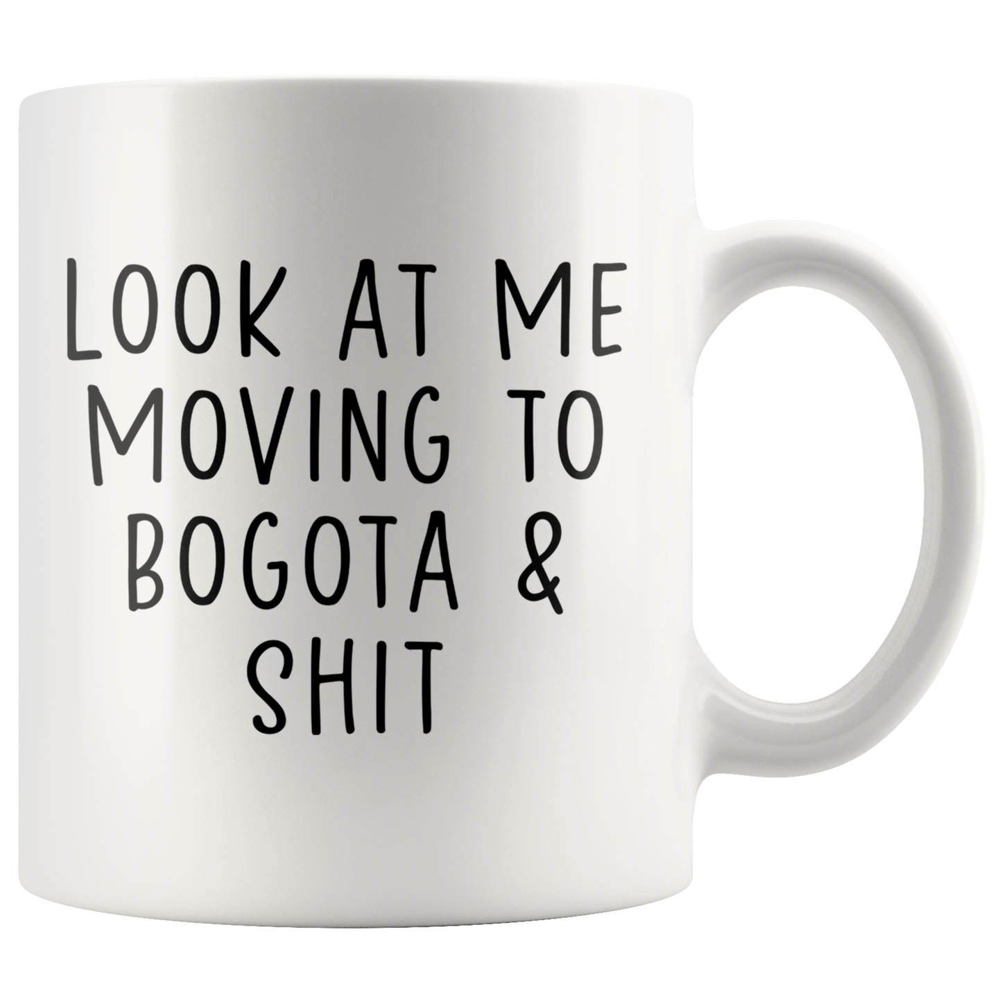 Moving to Bogota Colombia Gifts, Coffee Mug, Two Tone Accent Cup, Birthday Gift for Men and Women