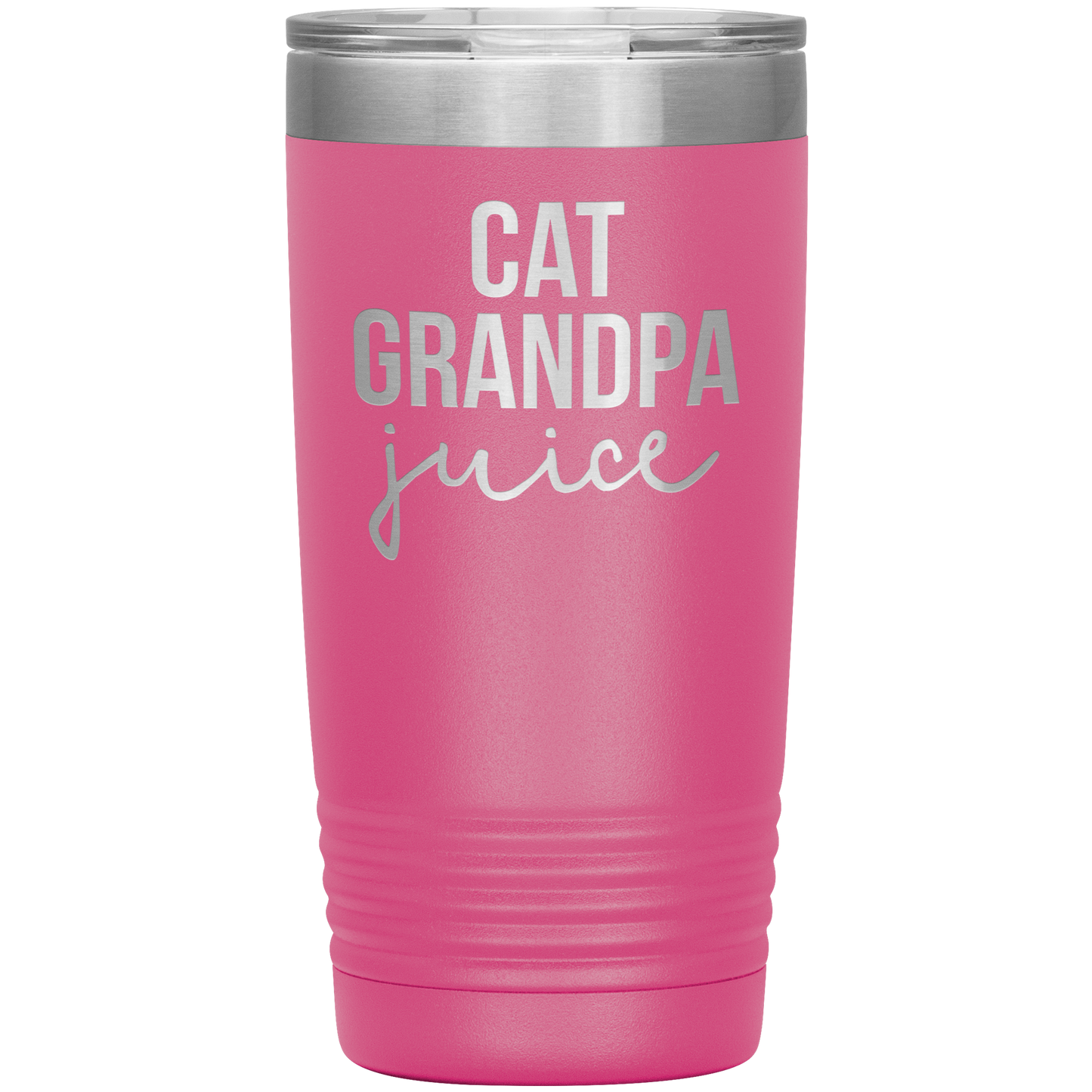 Cat Grandpa Tumbler, Cat Grandpa Gifts, Travel Coffee Mug, Birthday Gifts for Men and Women