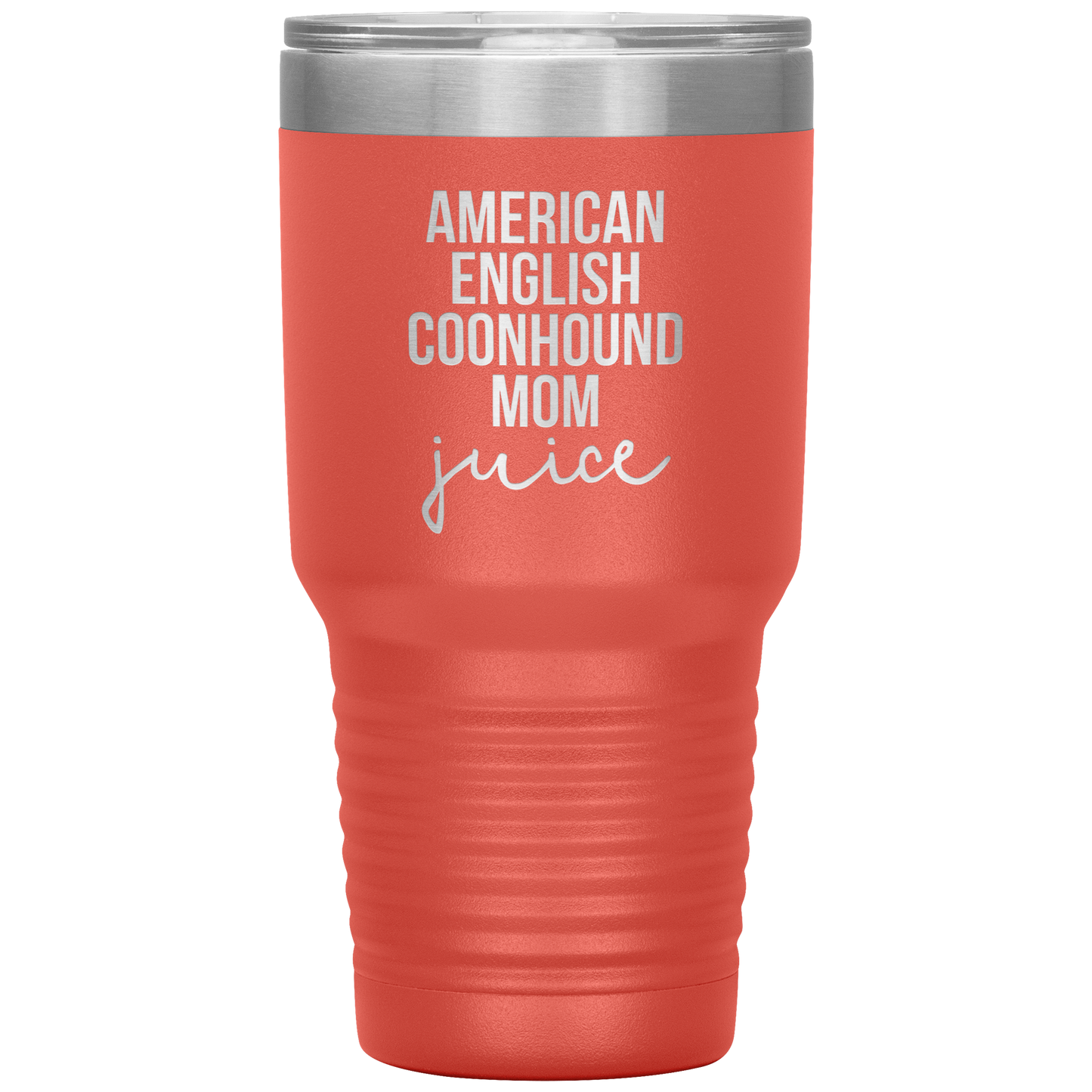 American English Coonhound Mom Tumbler, Funny Travel Coffee Mug, Birthday Gifts for Men and Women