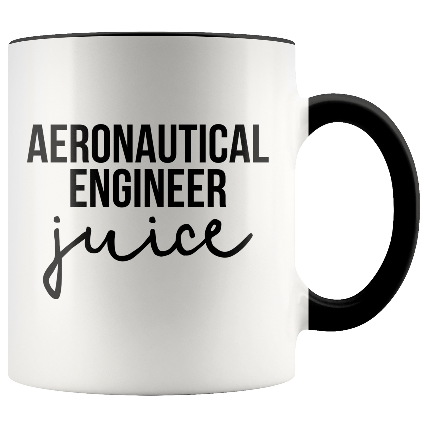 Aeronautical engineer Gifts, Coffee Mug, Two Tone Accent Cup, Birthday Gift for Men and Women