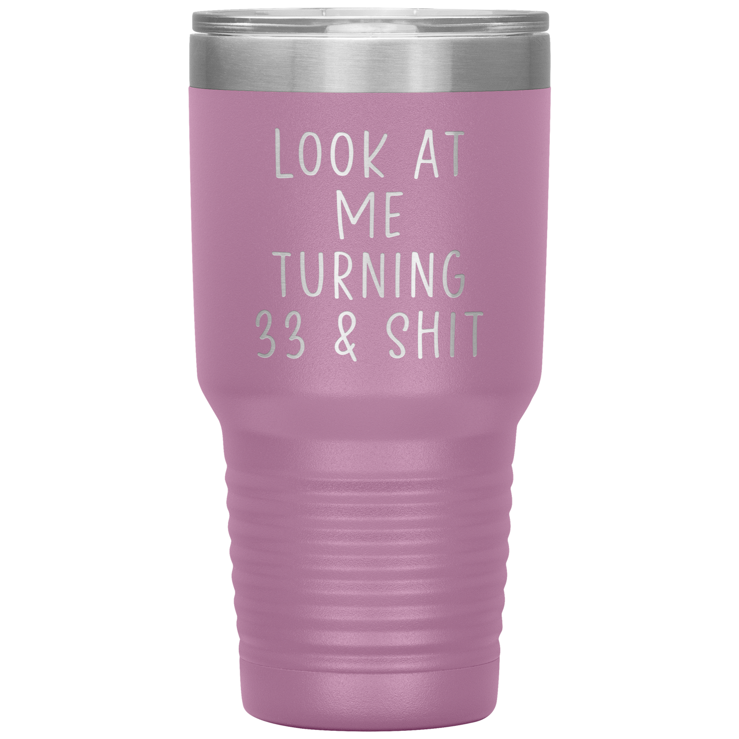 33ème anniversaire Tumbler, 33ème anniversaire Cadeaux, Tasse de café de voyage, cadeaux d’anniversaire pour les hommes et les femmes