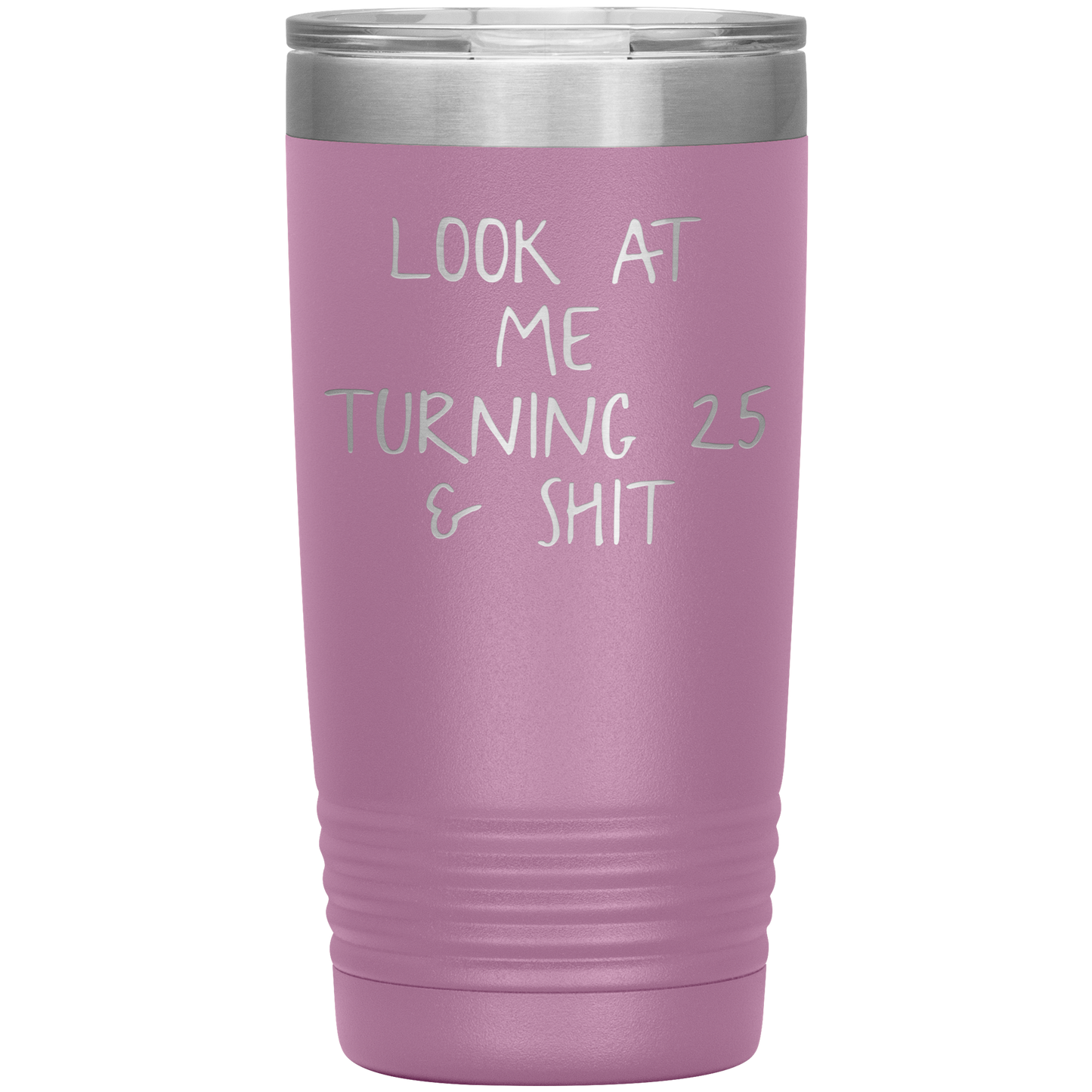 25th Birthday Tumbler, 25th Birthday Gifts, Travel Coffee Mug, Birthday Gifts for Men and Women