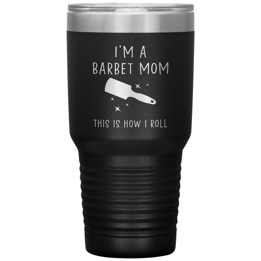 Barbet Mom Tumbler, Funny Travel Coffee Mug, Birthday Gifts for Men and Women