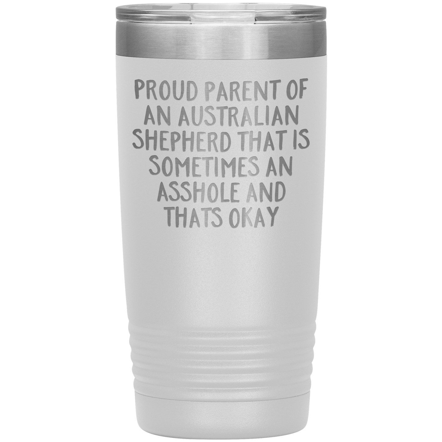 Australian Shepherd Tumbler, Australian Shepherd Dad Gifts, Australian Shepherd Mom Coffee Mug, Birthday Gifts for Men and Women