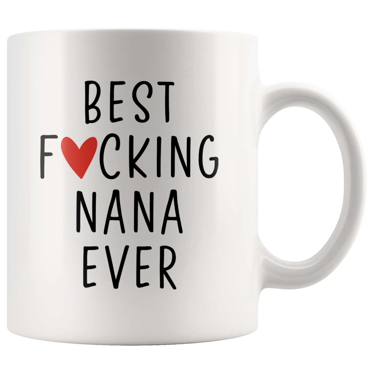 Nana Gifts, Coffee Mug, Two Tone Accent Cup, Birthday Gift for Men and Women