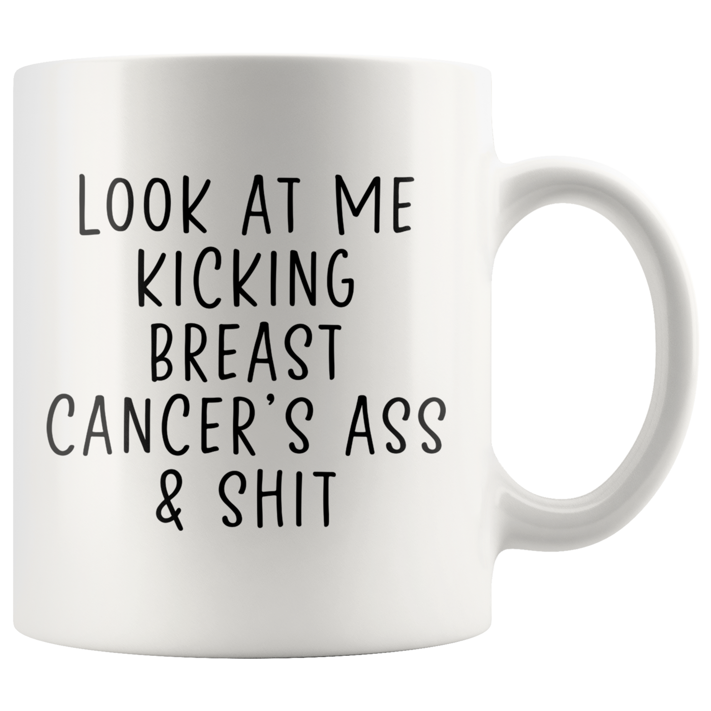 Breast Cancer Survivor Gifts, Coffee Mug, Two Tone Accent Cup, Birthday Gift for Men and Women