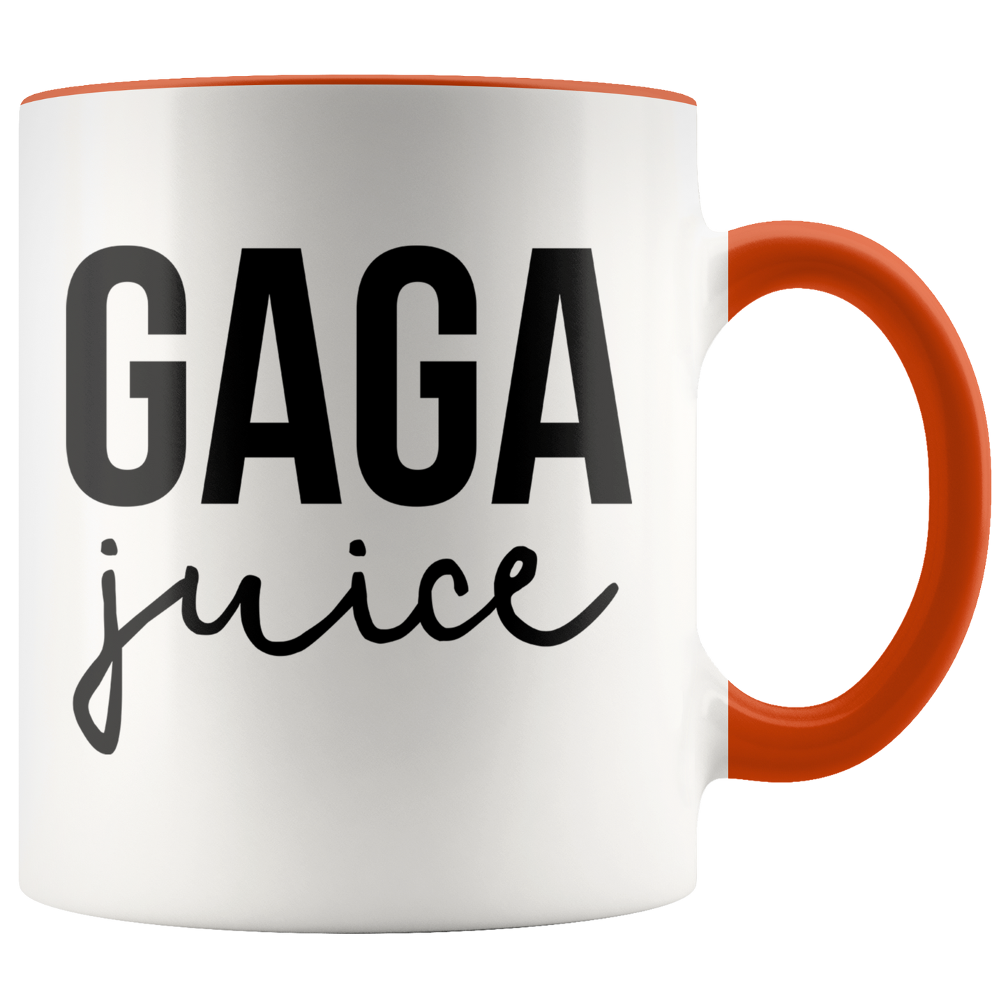 Gaga Gifts, Coffee Mug, Two Tone Accent Cup, Birthday Gift for Men and Women