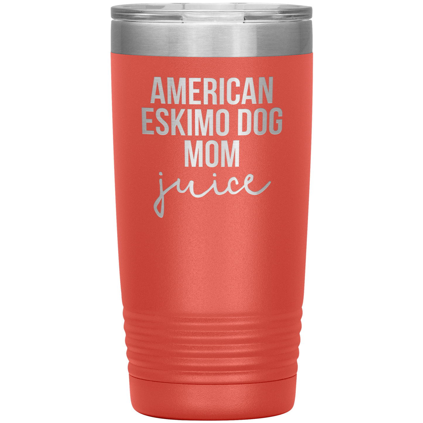 American Eskimo Dog Mom Tumbler, Funny Travel Coffee Mug, Birthday Gifts for Men and Women