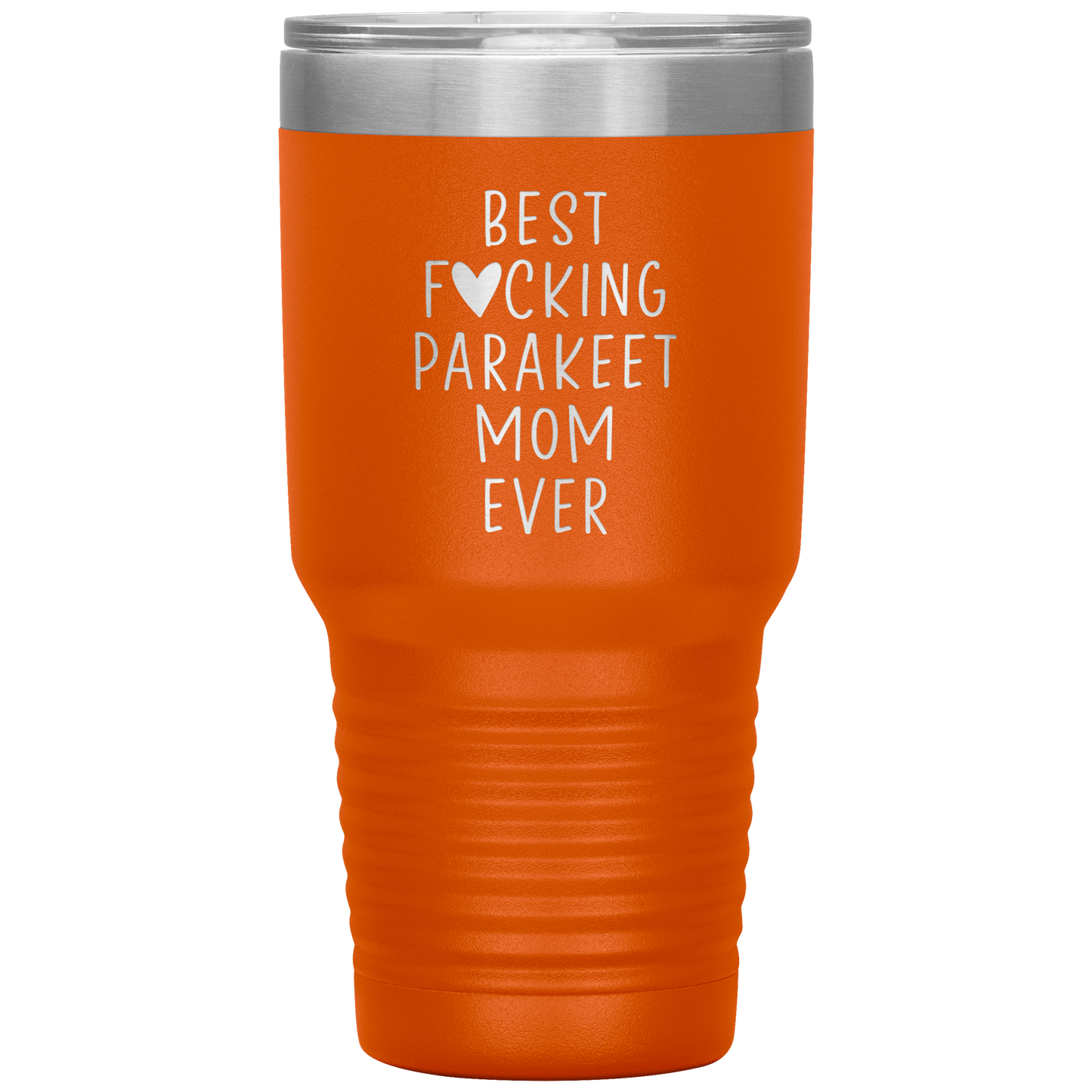 Parakeet Mom Tumbler, Parakeet Mom Gifts, Travel Coffee Mug, Birthday Gifts for Men and Women