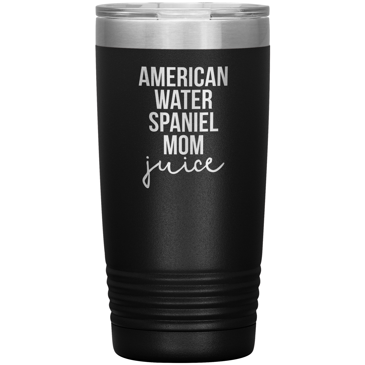 American Water Spaniel Mom Tumbler, Funny Travel Coffee Mug, Birthday Gifts for Men and Women