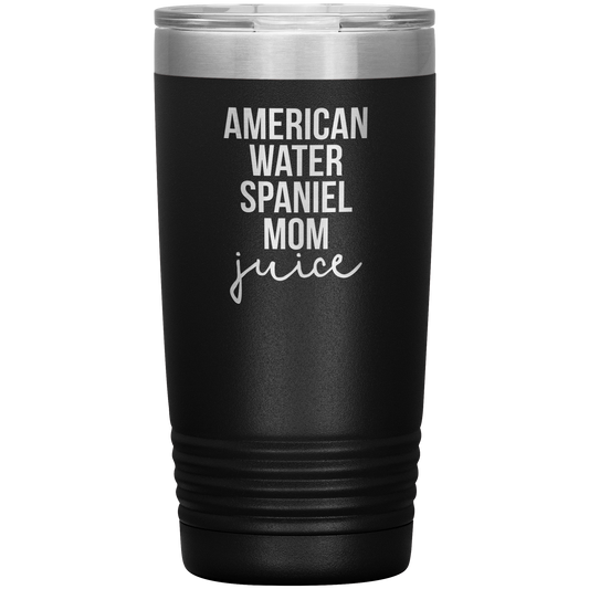 American Water Spaniel Mom Tumbler, Funny Travel Coffee Mug, Birthday Gifts for Men and Women