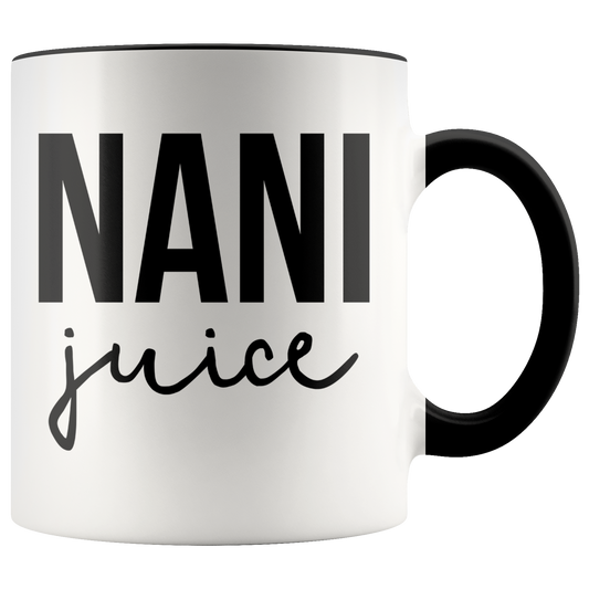 Nani Gifts, Coffee Mug, Two Tone Accent Cup, Birthday Gift for Men and Women