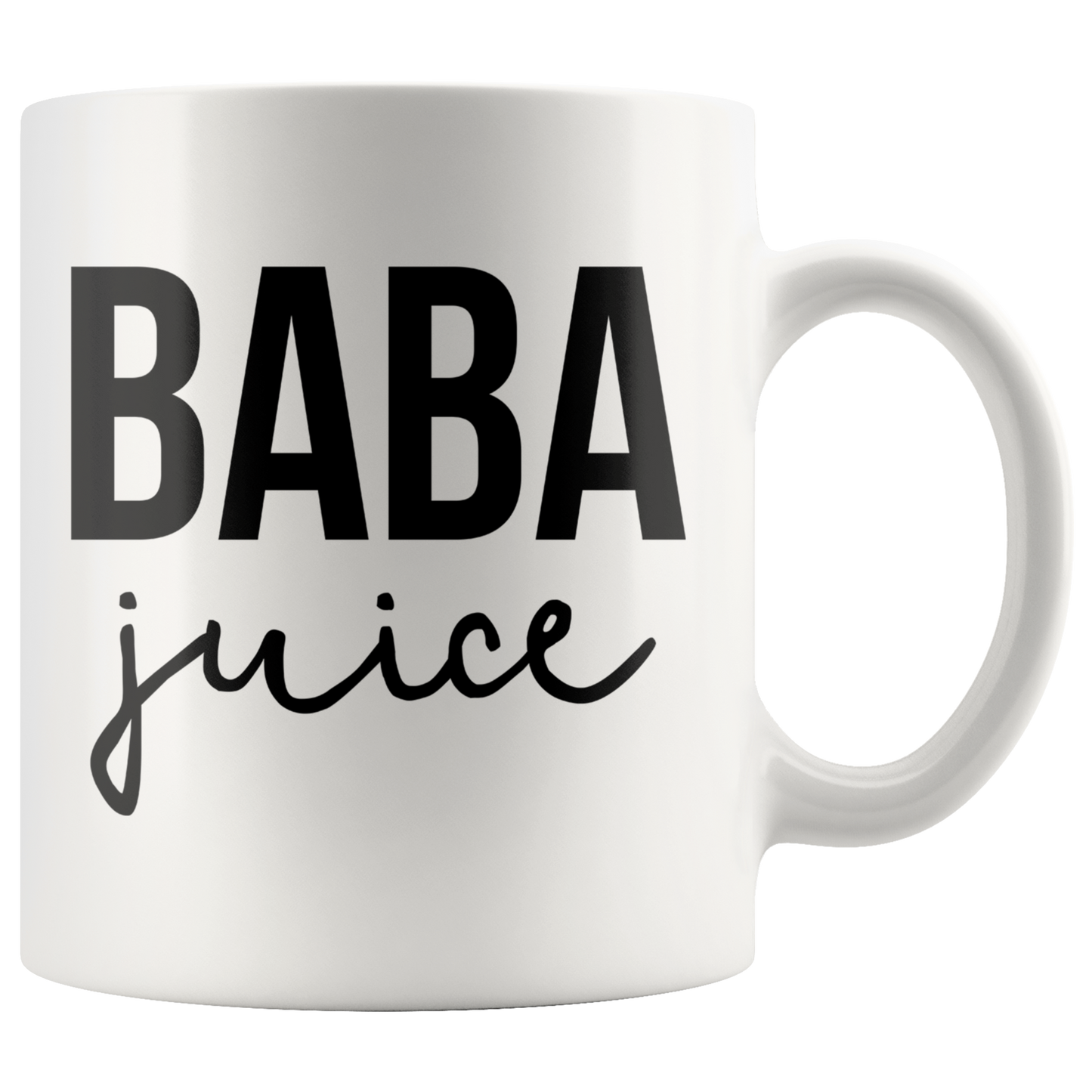 Baba Gifts, Coffee Mug, Two Tone Accent Cup, Birthday Gift for Men and Women