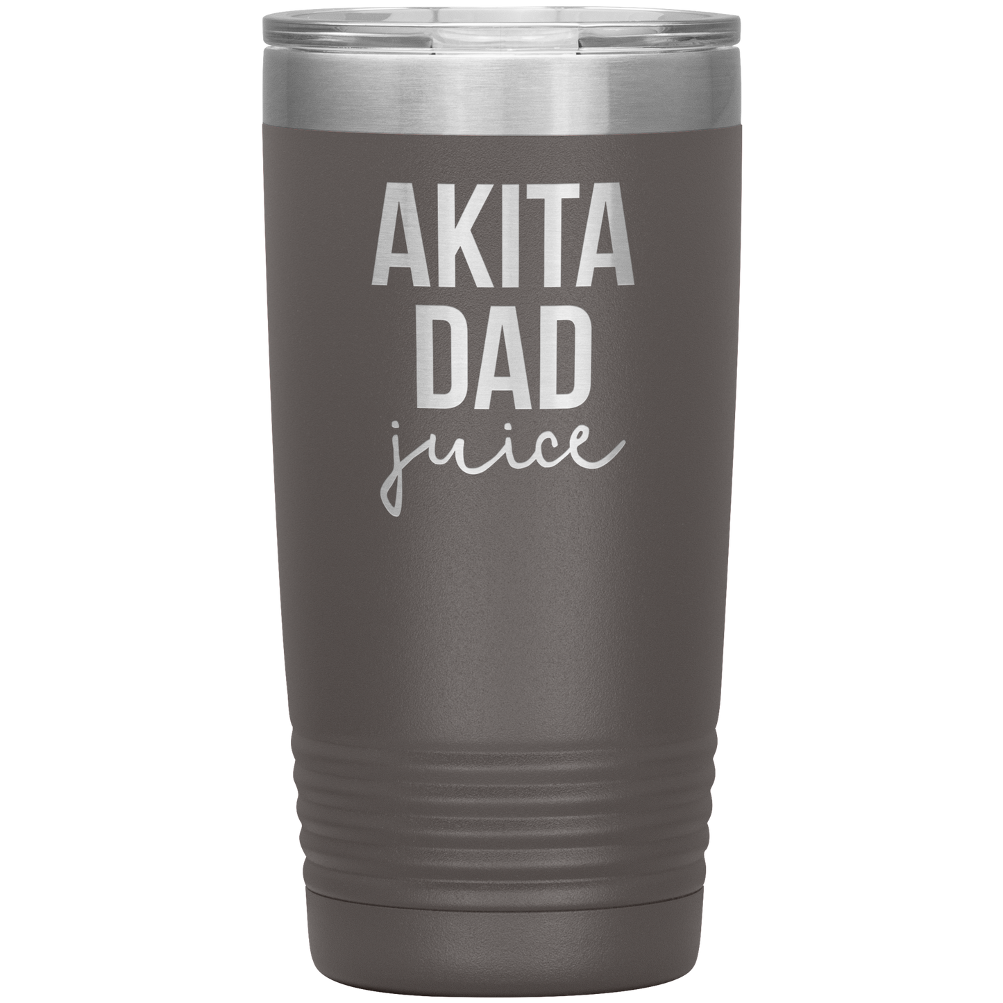 Akita Dad Tumbler, Funny Travel Coffee Mug, Birthday Gifts for Men and Women