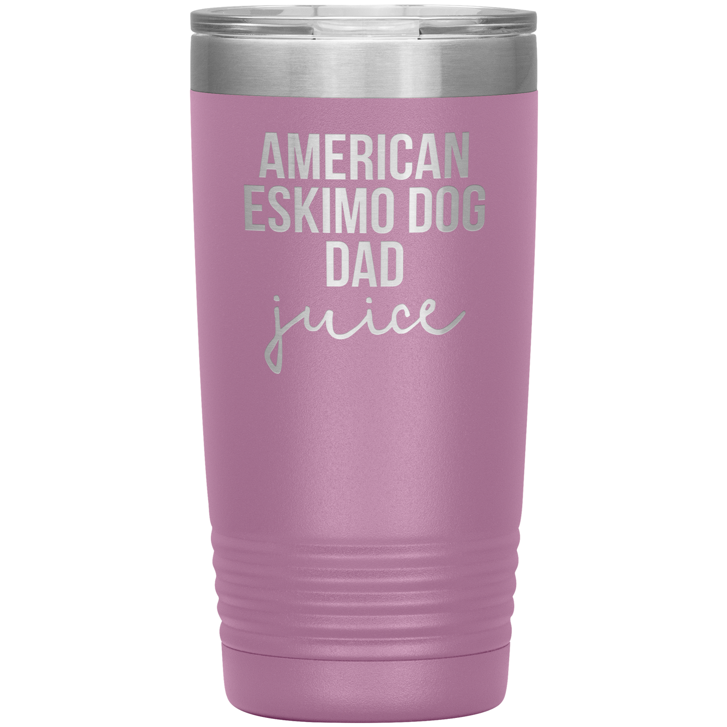 American Eskimo Dog Dad Tumbler, Funny Travel Coffee Mug, Birthday Gifts for Men and Women