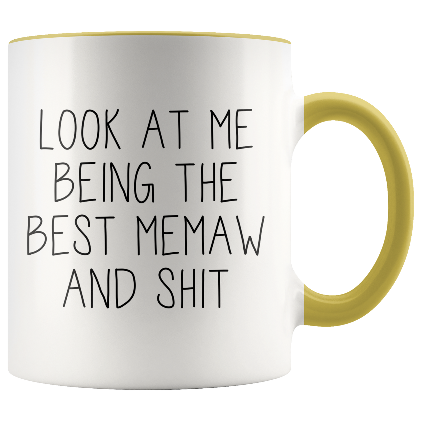 Memaw Gifts, Memaw Coffee Mug, Two Tone Accent Cup, Birthday Gift for Men and Women