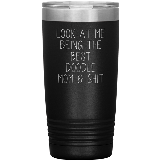 Doodle Mom Tumbler, Doodle Mom Gifts, Doodle Mom Coffee Mug, Birthday Gifts for Men and Women