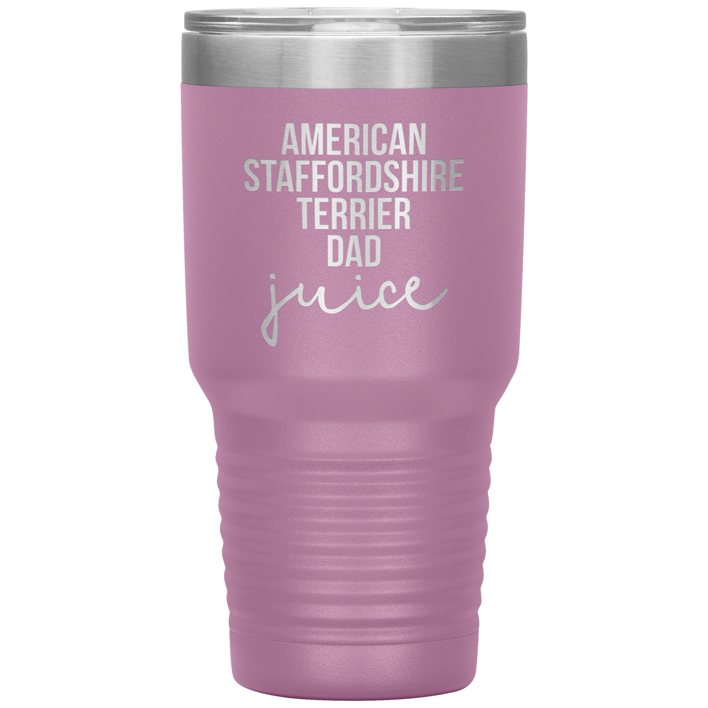 American Staffordshire Terrier Dad Tumbler, Funny Travel Coffee Mug, Birthday Gifts for Men and Women