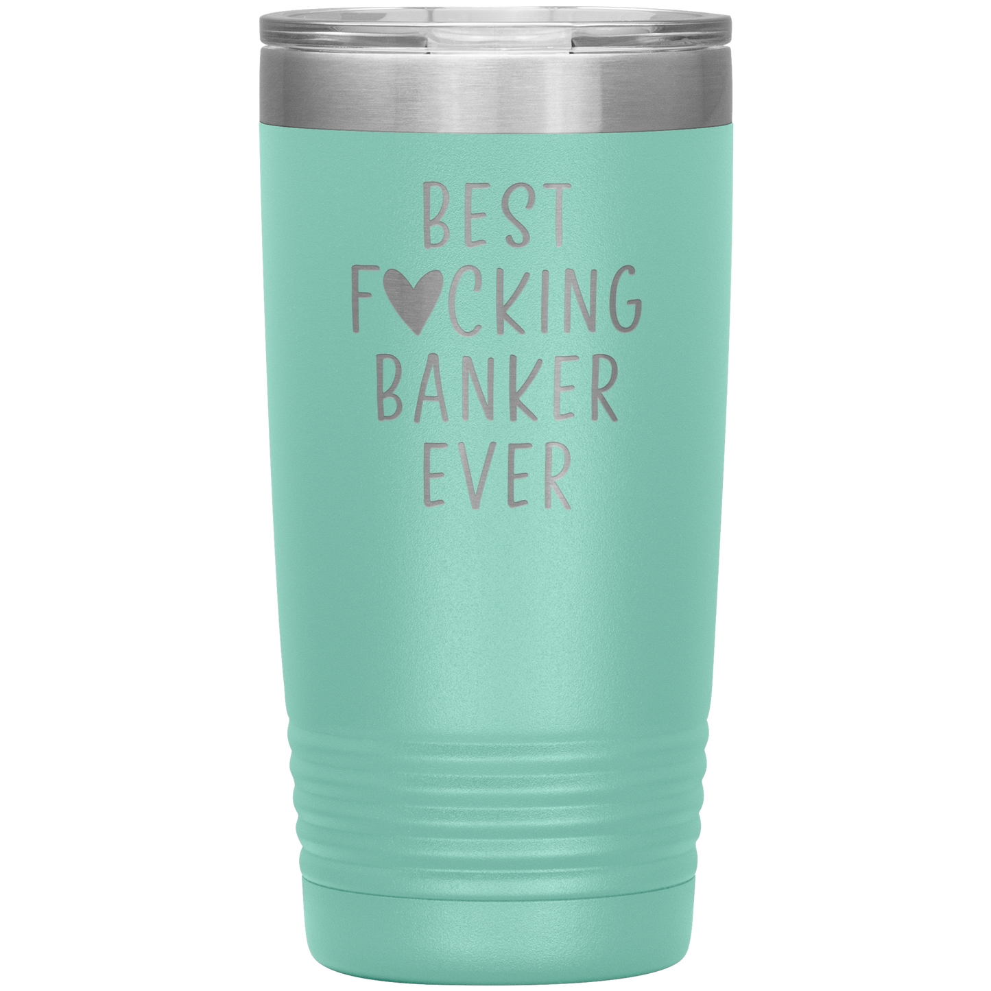 Banker Tumbler, Funny Travel Coffee Mug, Birthday Gifts for Men and Women